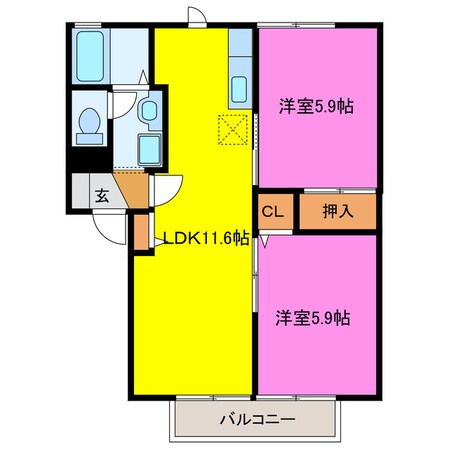 リバーサイド　ビレッジⅥの物件間取画像